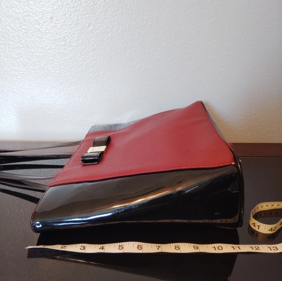 Anne Klein Two Tone Purse Handbag Tote - Picture 8 of 16